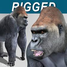 Gorilla 3d Model Ad Gorilla Model Gorilla 3d Model Model
