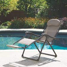 For Living Zero Gravity Chair With Footrest Canadian Tire Zero Gravity Chair Patio Chairs Beach Chairs