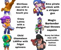 In brawl stars you can control one of the 27 available characters. Explaining Brawl Stars Characters Poorly Brawlstars