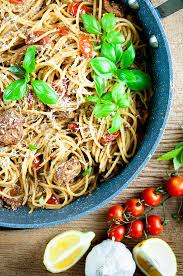 Season chicken with salt and pepper. Balsamic Tomato Chicken Pasta Seasoned Sprinkles