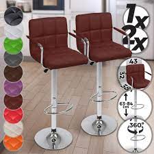 Check spelling or type a new query. Miadomodo Swivel Bar Stool With Back Foot Armrest Adjustable Seat Height Padded Lounge Design Kitchen Counter Chair Buy Online In Faroe Islands At Faroe Desertcart Com Productid 60152552