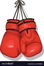 Hanging Boxing Gloves Vector Image On Vectorstock Boxing Gloves Gloves Boxing Gloves Tattoo