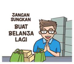 Please enjoy the stickers for whatsapp the stickers are already in lampiri with words in it. Toko Online Stiker Line Line Store Stiker Lucu Stiker Lucu