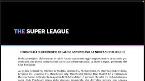 La superlega europea non esiste ma ha già una lunga storia. Superlega Online Sito Ufficiale E Account Social Della Nuova Competizione
