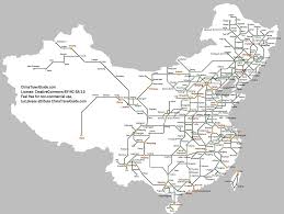 China Railway Map China Map China Travel Visit China