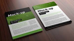 A5 Leaflet Mockup Mockups Design Free Premium Mockups Leaflet Brochure Mockup Psd Free Brochure Mockup Free