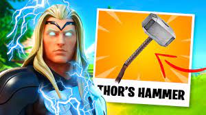 Where do you go to get thor's hammer in fortnite? Fortnite How To Get Thor S Mjolnir Strike Mythic Hammer Weapon Location Tutorial Youtube
