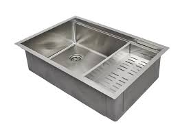 28 Ledge Sink 8 Depth Single Bowl Offset Drain Left 5ls28l 8 Ledge Sink Sink Plumbing