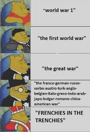 The Global Armed Conflict Of 1914 1918 Historymemes In 2020 History Jokes Historical Memes History Memes