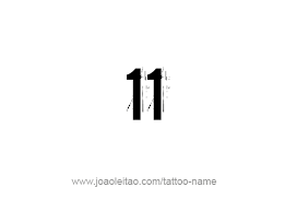 Eleven 11 Number Tattoo Designs Tattoos With Names Tattoo Designs Tattoos New Tattoos