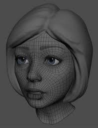 3d Wireframes Reference For 3d Modeling Face Topology Topology Model Paint