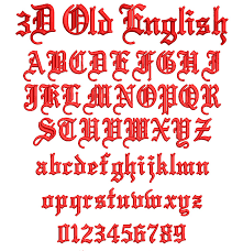 6 matching requests on the forum. 3d Foam Old English 40mm Font Wilcomembroideryfonts Com