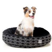 fuzzyard black diamond reversible dog bed plush dog beds covered dog bed dog bed