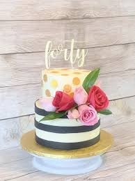 40th Birthday Cake For Her Kate Spade Cake 40th Birthday Cakes Cool Birthday Cakes Birthday Cake Decorating