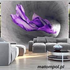 Greetings, 3d printing varies in cost. Fototapeta 3d Fioletowa Zjawa 350x245cm 6645215630 Oficjalne Archiwum Allegro Wallpaper Decor Interior Wall Design Wall Art Wallpaper