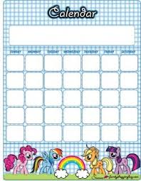 Free Printable My Little Pony Calendars My Little Pony