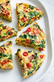 Frittata Recipe Bacon Spinach Tomato And Swiss Easy Frittata Recipe Fritata Recipe Fritatta Recipe
