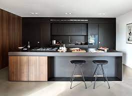 The elegant black countertop reflects light and creates a compelling contrast against the white cabinets. 80 Black Kitchen Cabinets The Most Creative Designs Ideas Interiorzine