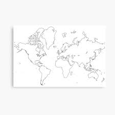 Auf weltkarte.com finden sie eine vielfalt von links zu kostenlosen online weltkarten, landkarten und stadtplänen aus aller welt. Weltkarte Umrisse Geschenke Merchandise Redbubble