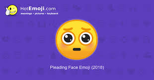 Pleading face emoji on apple ios 13.3 a yellow face with furrowed eyebrows, a small frown, and large, puppy dog eyes, as if begging or pleading. Pleading Face Emoji Meaning With Pictures From A To Z