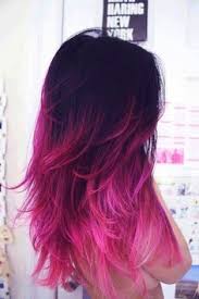 Starting from black, the hair graduates to fuchsia and continues on until it reaches light pink at the ends. 20 Pink And Black Hair Ideas Pink And Black Hair Hair Hair Styles