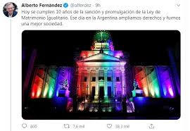 Senado aprueba en particular proyecto de matrimonio igualitario: Alberto Celebro La Ley De Matrimonio Igualitario A 10 Anos De Su Sancion Cronica Firme Junto Al Pueblo