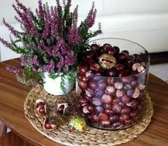 Bildergebnis Fur Deko Mit Kastanien Heidekraut Diy Gartendekoration Herbst Dekoration