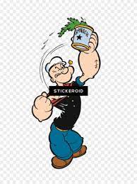 Popeye With Can Of Spinach Popeye Meme Png Wimpy Popeye Popeye Cartoons 2 Dvd Free Transparent Png Clipart Images Download
