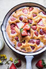 Strawberry Cornmeal Cake With Buttermilk Glaze Recipe Half Baked Harvest Recipes How Sweet Eats Food