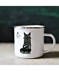 Kubek polski tatrzański emaliowany 350 ml (biały). Kubek Emaliowany Warsztat Herbaty Lis Krakow Sklep Internetowy Warsztat Herbaty