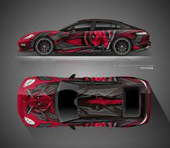 Looking for something a little more affordable? Wrap Design Concept Deadpool For Full Wrap For Sale Can Be Adapted To Any Car Deadpool Marvel Wra Car For Teens Deadpool Car Car Wrap Design