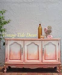 Beautiful Ombre Paint On This Furniture Makeover Diy Ombre Furniture Furniture Painting Techniques Painted Furniture Furniture Makeover Diy