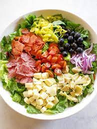 Fresh and light and fun, these antipasto skewers deliver all of your favorite italian antipasto ingredients all in one bite. Antipasto Salad Recipe The Girl Who Ate Everything