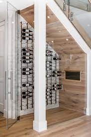 Frameless Glass Wine Door Glass Wine Cellar Home Wine Cellars Under Stairs Wine Cellar