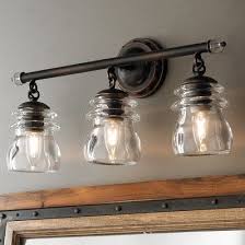 By which case it could be tough to carry out the capabilities. Insulator Glass 3 Light Bath Light Farmhouse Light Fixtures Bathroom Light Fixtures Rustic Lighting