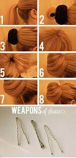 Nice Donut Bun Frisuren Haare Frisieren Duttkissen