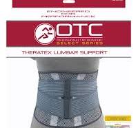 Lumbosacral Back Brace, Theratex Spinal Medium Support, Gray (Soft Splint),  Medium