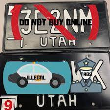 Provo Police Seeing Many Cars With Illegal Black License Plates Ksl Com