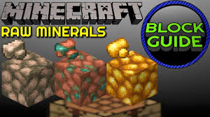 Blaze rod • bone • clay • coal. Raw Iron Raw Copper Raw Gold Minecraft Caves And Cliffs Block Guide Youtube