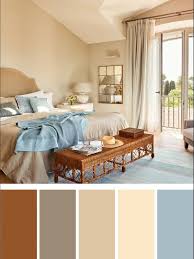 Designer erica bryen turned a classic color scheme of black, white and brass into something truly dazzling, using unabashedly bold patterns and distinctive geometric designs. Relaxing And Cozy Bedroom Color Schemes Glorifiv