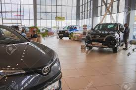 Toyota express maintenance oil change at classic toyota mentor. Russia Moscow July 2019 Interior Dealership Toyota With Exhibited New Cars Stock Photo Picture And Royalty Free Image Image 128214896