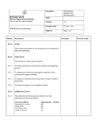 Contoh sop sales marketing pdf. Sop 28 Sales And Marketing Pdf Cost Incentive