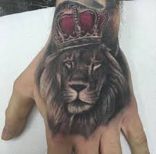 Lion Hand Tattoo Vor Men Lion Hand Tattoo Hand Tattoos For Guys Lion Hand Tattoo Men