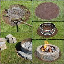 Must add all items to cart to receive offer. Diy Stone Paver Fire Pit 39 Metal Fire Ring From Tractor Supply And 36 Flagstone Pavers From Lowes At 2 38 Fire Pit Designs Garden Fire Pit Backyard Fire
