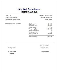 Check spelling or type a new query. Contoh Slip Gaji Simple Contoh Surat