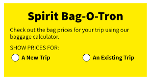 Spirit Airlines Baggage Fees Guide Carry On Checked