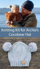 Knitting Kit For Archie S Cocobear Hat For 20 Baby Hats Knitting Child Hat Knitting Pattern Hat Knitting Patterns