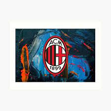 Значение логотипа milan, история, информация. Kunstdrucke Ac Milan Logo Redbubble