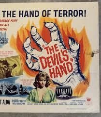 Vintage Movie Poster: The Devil's Hand, 1961, 22" X 28" 1/2sh Cult Horror  RARE | eBay