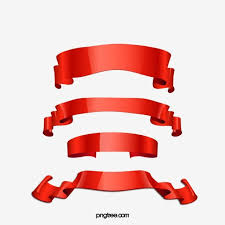 5 الشريط الأحمر المتجه الرايات صور المتجهات مع المواد Png Ribbon Banner Red Ribbon Banner Vector